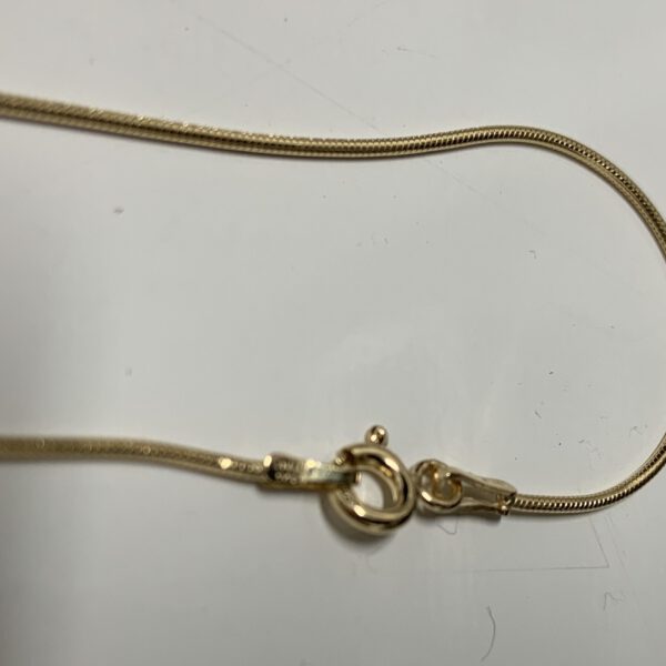 Halskette-Schlangenkette 925/Silber Rhodiniert