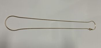 Halskette-Schlangenkette 925/Silber Rhodiniert