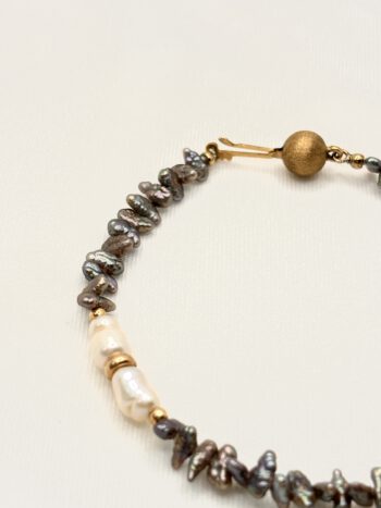 Perlen Armband Kombination mit Gold Perlen Armband Kombination mit Gold