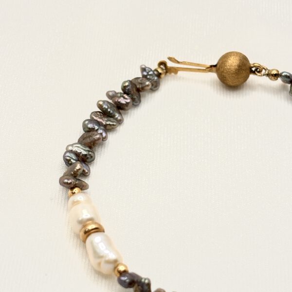 Perlen Armband Kombination mit Gold