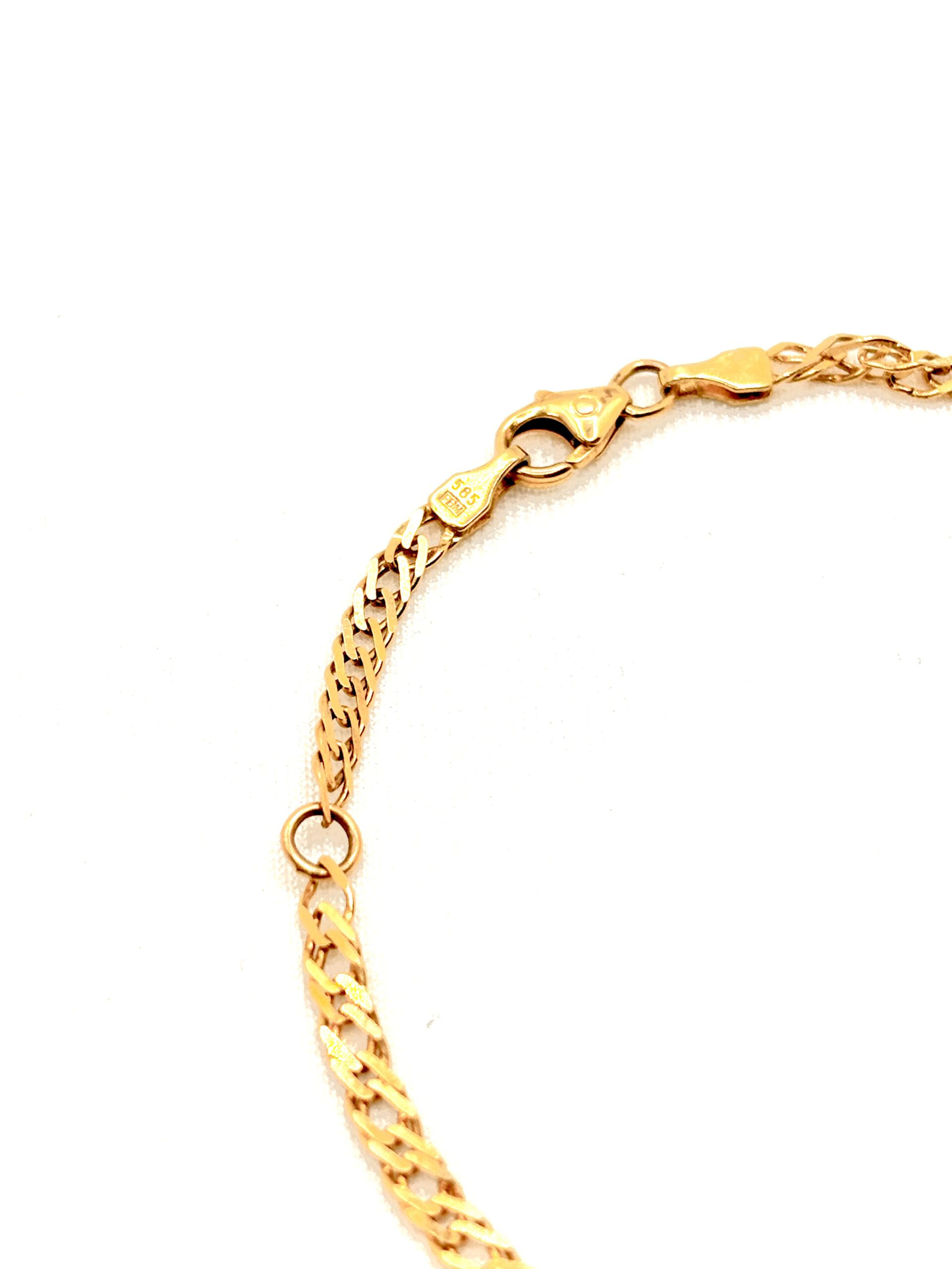 Doppel-Panzerarmband mit Zwischenoese